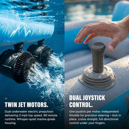 ChillNova™ | Premium Motorized Water Lounger