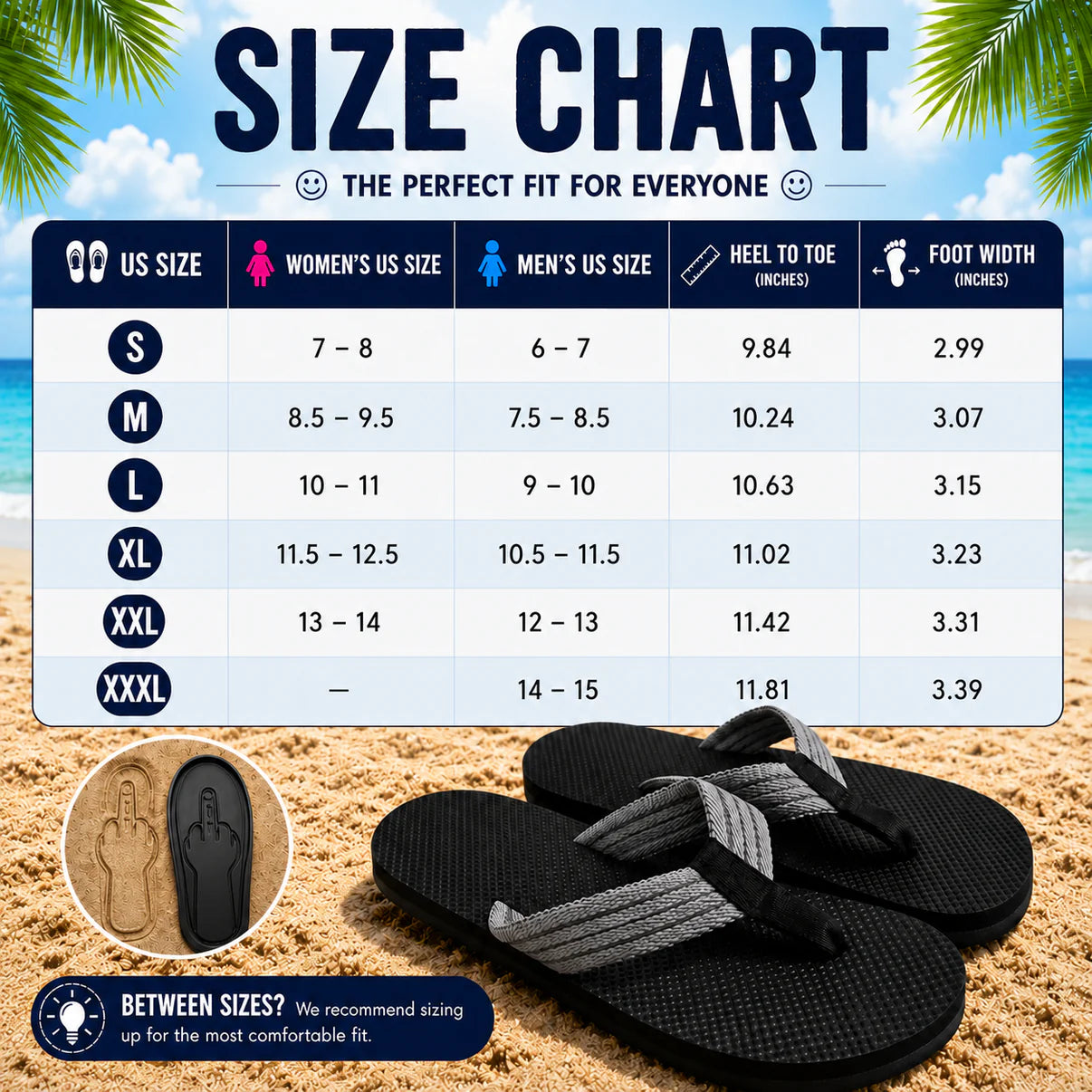 Middle Finger Flip Flops