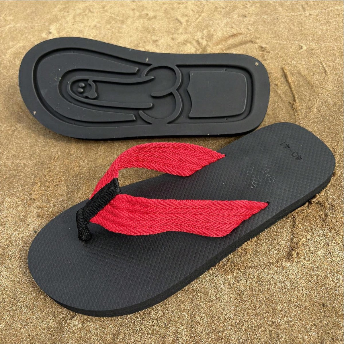 Beach Flip Flops Creative Spoof Design Summer Slippers