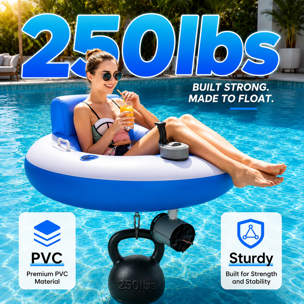 ChillNova™ | Premium Motorized Water Lounger