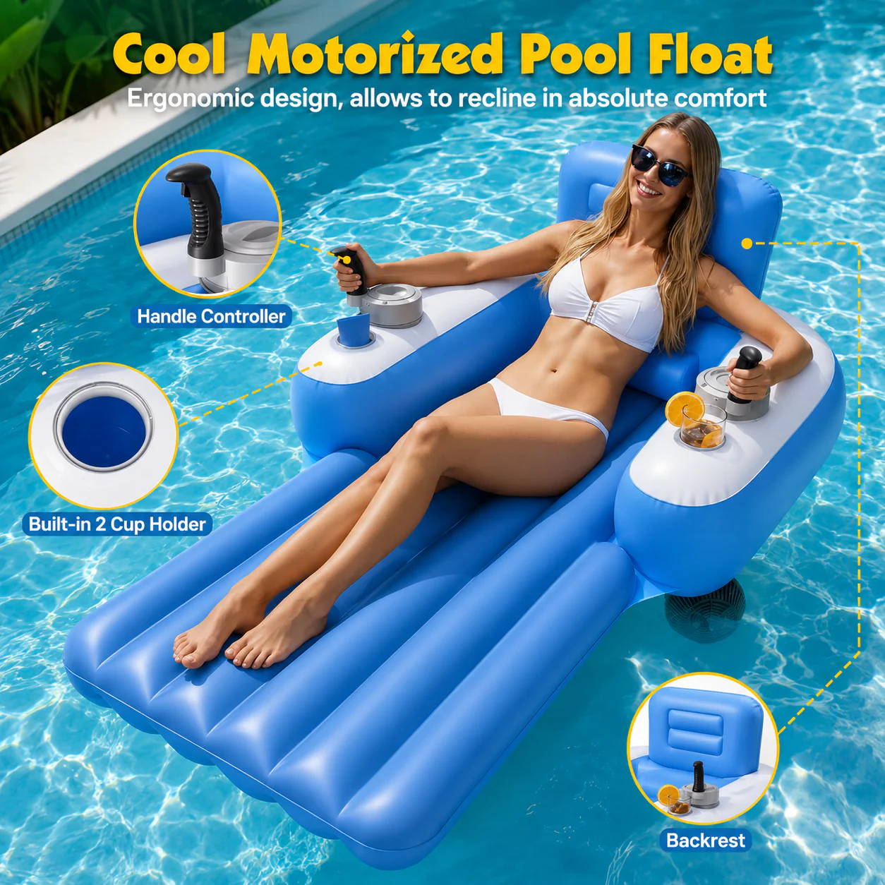 ChillNova™ | Premium Motorized Water Lounger